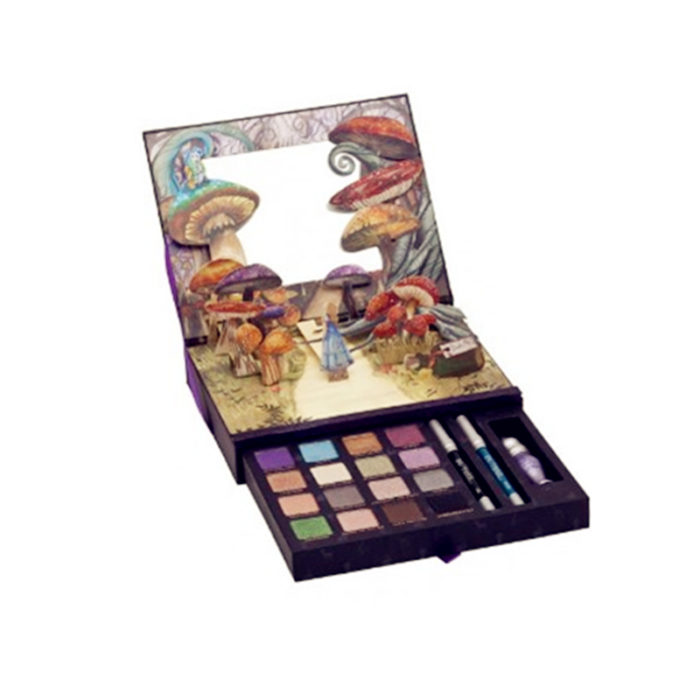 Cosmetic Pop-up eyeshadow paper palette with brushes - Image 4